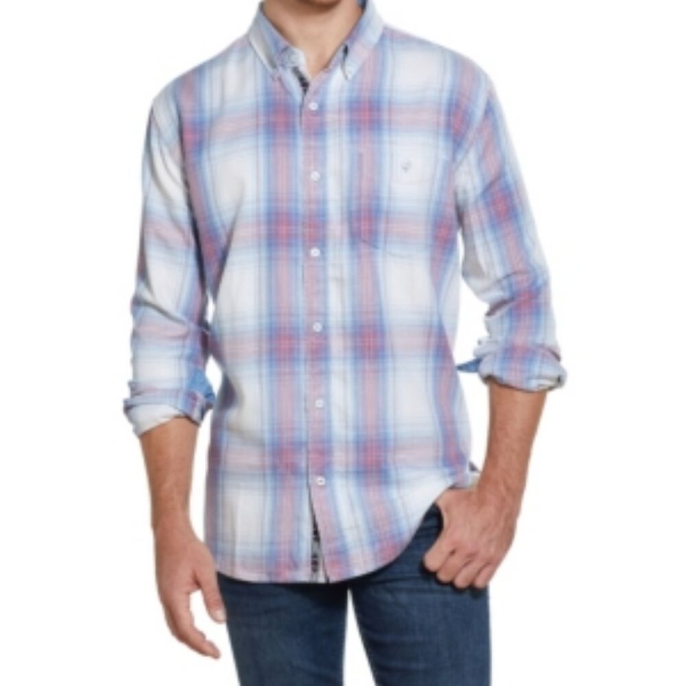 Weatherproof Vintage Men's Burnout Flannel Shirt  3XL New With Tags